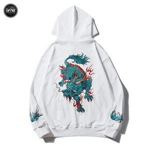 EMBROIDERY HOODIES AUSPICIOUS QILIN H035