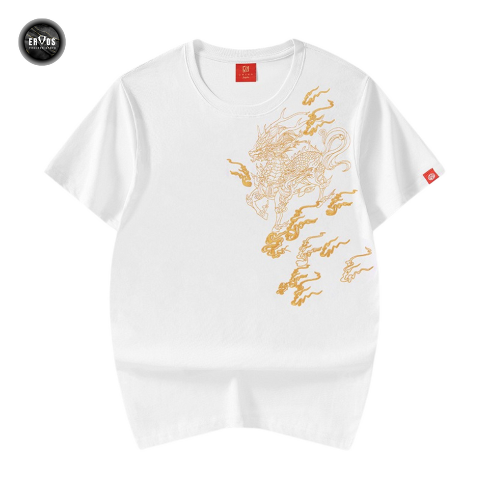 EMBROIDERY T-SHIRT QILIN #048