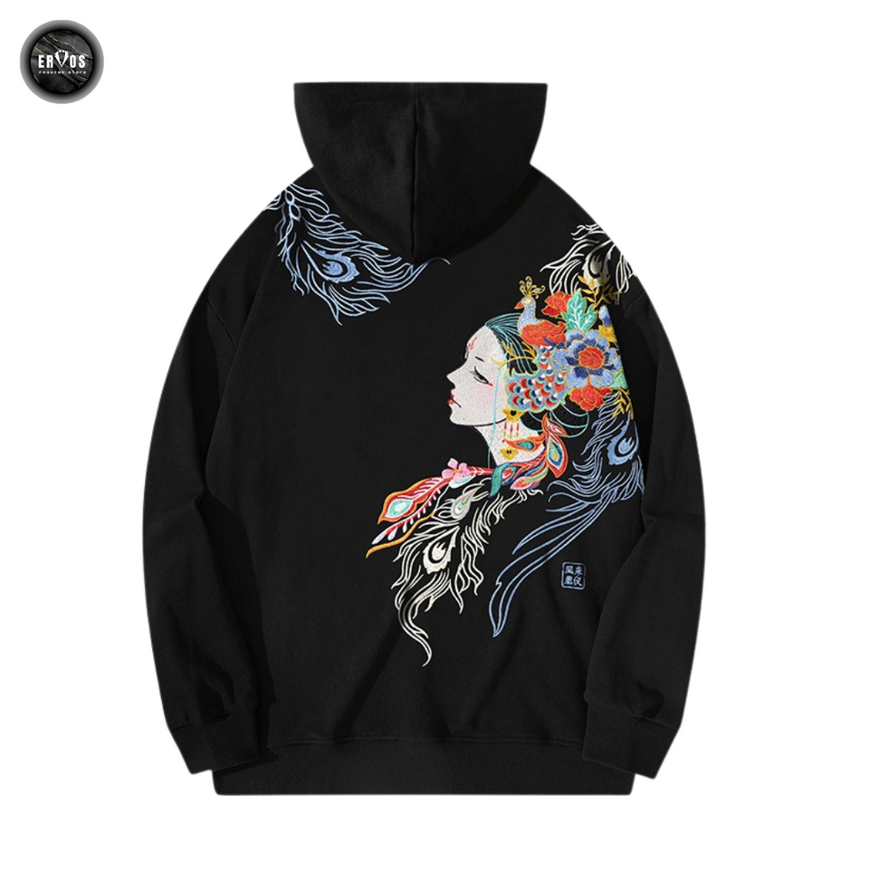 EMBROIDERY HOODIES PHOENIX QUEEN H003