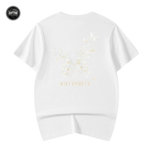 EMBROIDERY T-SHIRT BUTTERFLY #035