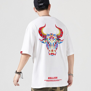 EMBROIDERY T-SHIRT BULLISH #006