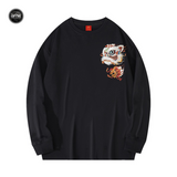 EMBROIDERY LONG-SLEEVED SWEATSHIRT AWAKENED LION BLESSINGS #L09