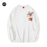 EMBROIDERY LONG-SLEEVED SWEATSHIRT AWAKENED LION BLESSINGS #L09