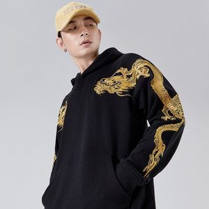 EMBROIDERY HOODIES GOLDEN DRAGON H032