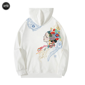 EMBROIDERY HOODIES PHOENIX QUEEN H003