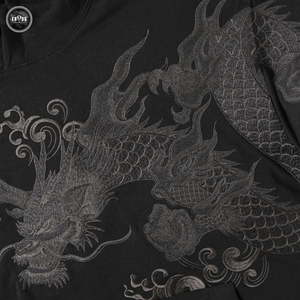 EMBROIDERY HOODIES DIVINE DRAGON H029