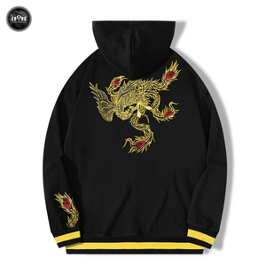 EMBROIDERY HOODIES PHOENIX NIRVANA H023