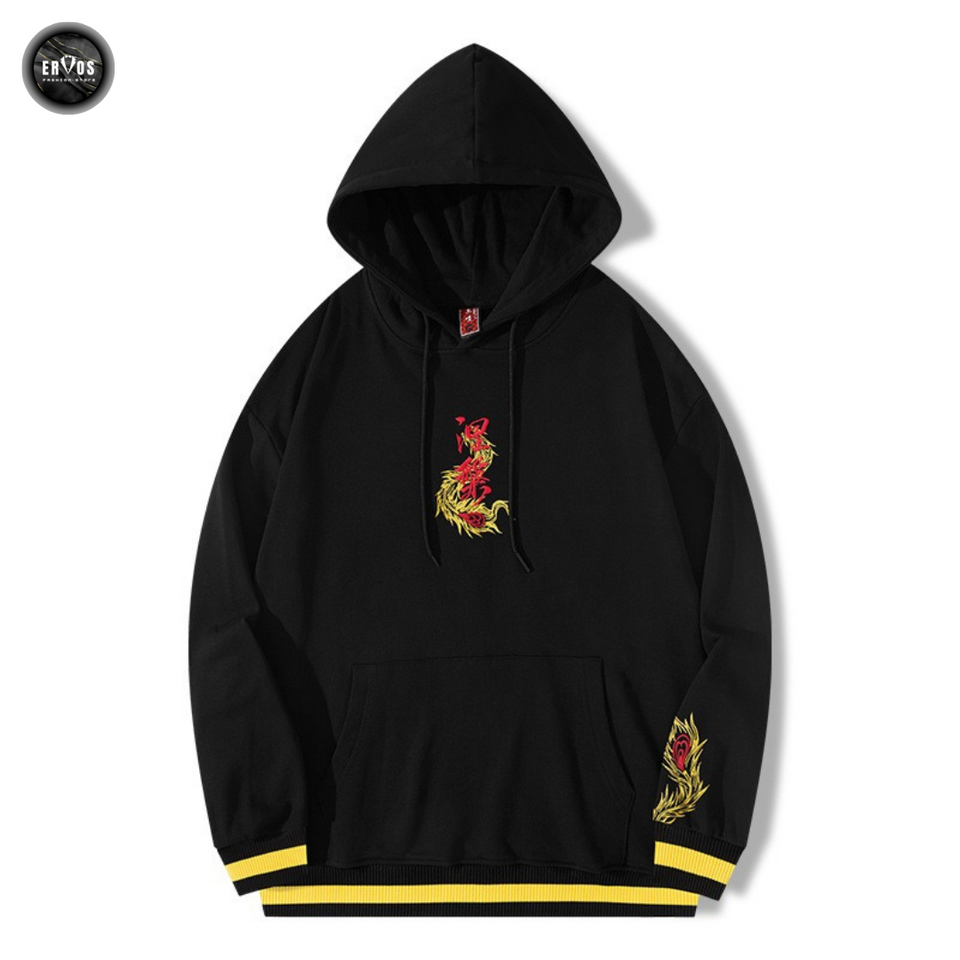 EMBROIDERY HOODIES PHOENIX NIRVANA H023