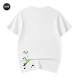 EMBROIDERY T-SHIRT BAMBOO PANDA #046