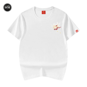 EMBROIDERY T-SHIRT RED EYES QILIN #049