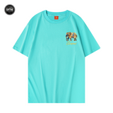 EMBROIDERY T-SHIRT COLORFUL ELEPHANT #110