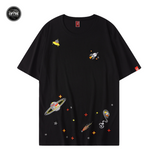 EMBROIDERY T-SHIRT TRAVEL IN SPACE #029