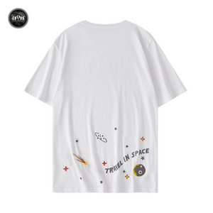 EMBROIDERY T-SHIRT TRAVEL IN SPACE #029