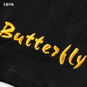 EMBROIDERY T-SHIRT BUTTERFLY TATTOO #001