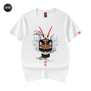 EMBROIDERY T-SHIRT DARK LION DANCE #025