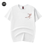 EMBROIDERY T-SHIRT PLUM BLOSSOMS #030