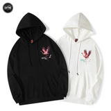 EMBROIDERY HOODIES FLAMINGO H025