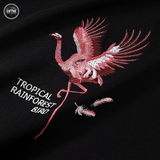 EMBROIDERY HOODIES FLAMINGO H025