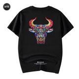 EMBROIDERY T-SHIRT BULLISH #006