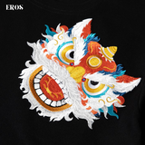 EMBROIDERY T-SHIRT LION DANCE AND BELL #012