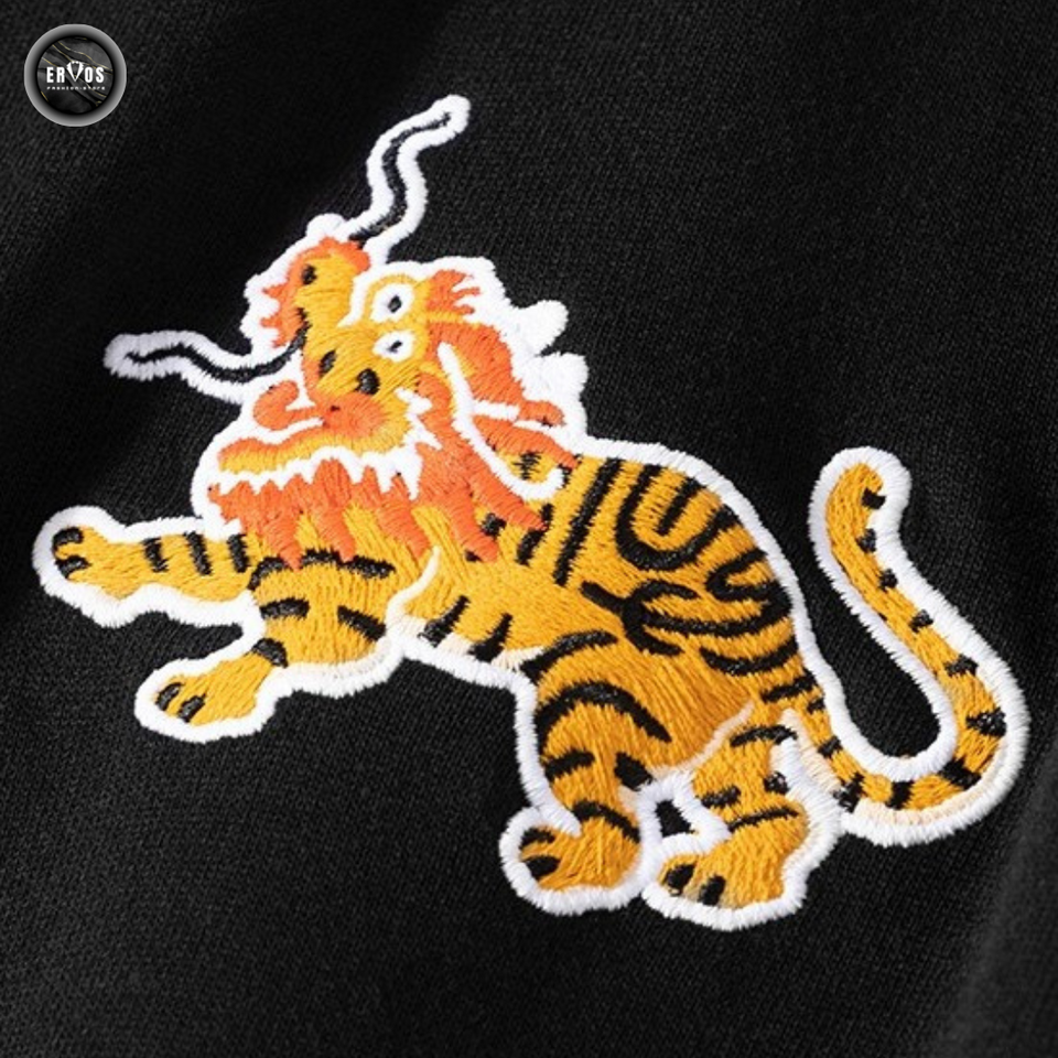 EMBROIDERY HOODIES DRAGON YÁZÌ H026